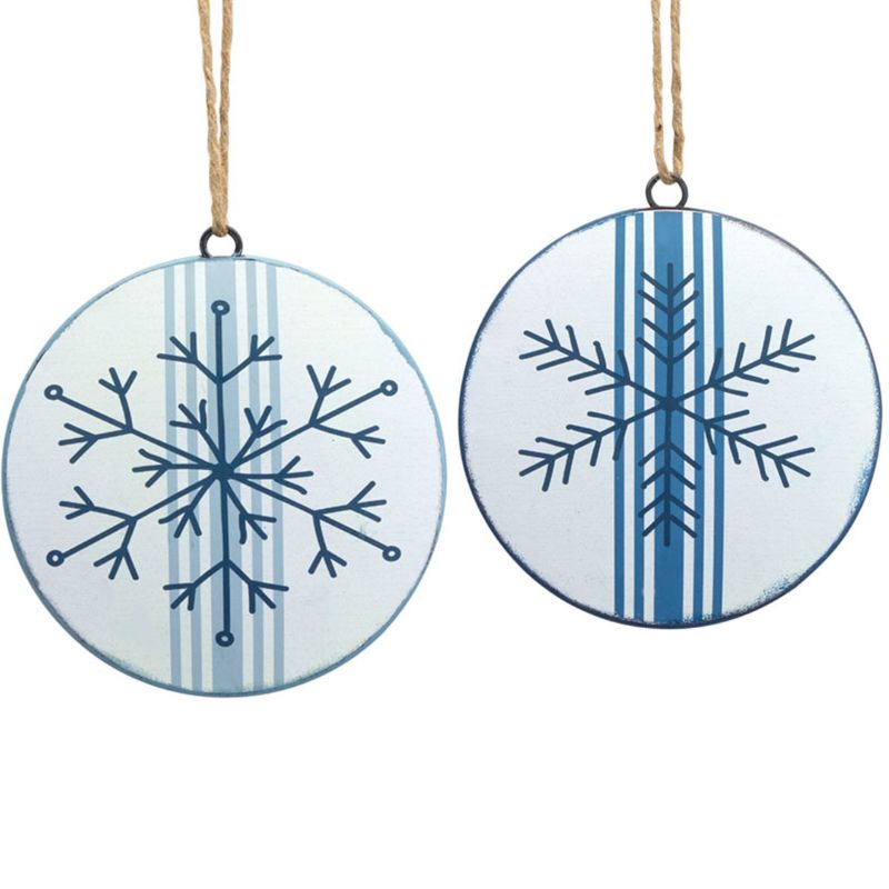 Snowflake Disc Ornament